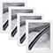 4 Pack Craig Frames Contemporary White Satin Picture Frame